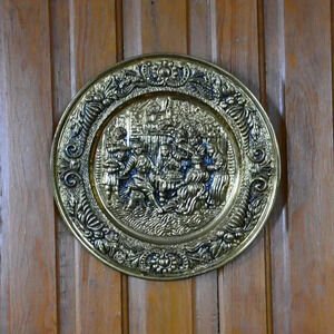 XL  Embossed Brass Wall Plate